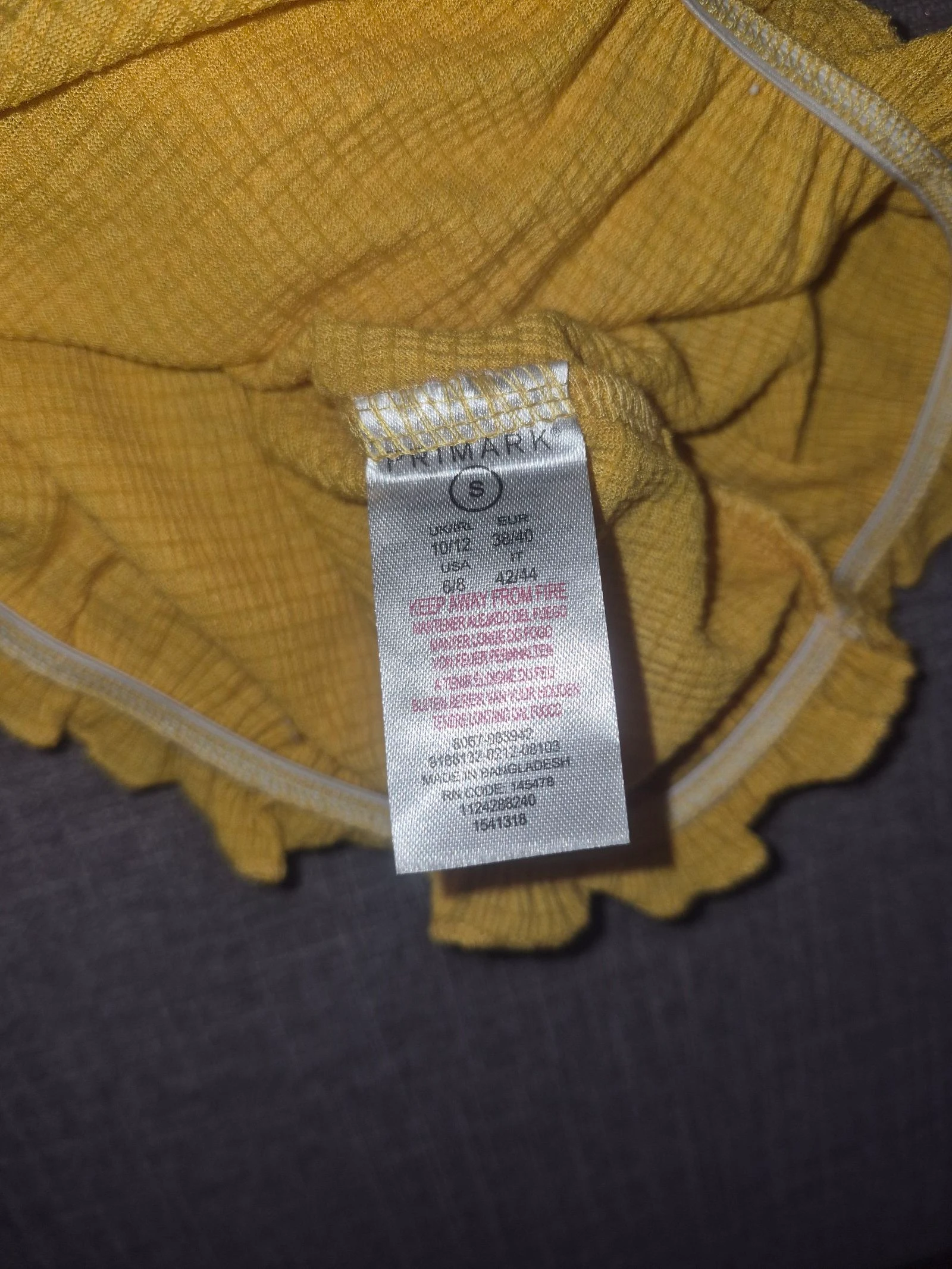 Yellow cropped top – photo 3